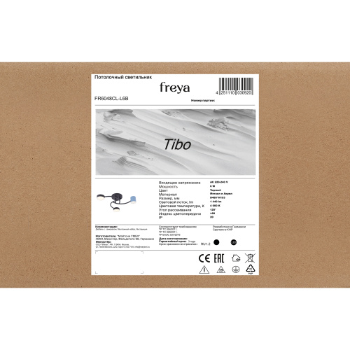 Потолочный светильник Freya FR6048CL-L6B фото 8